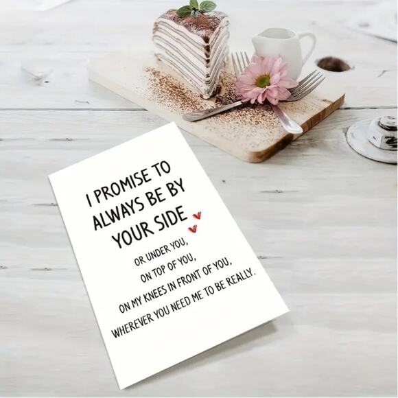 Valentine's Day or Anniversary Funny Card - 8.5" x 5.5" - Picture 3 of 5